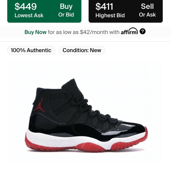 Air Jordan 11 Breds main image 4